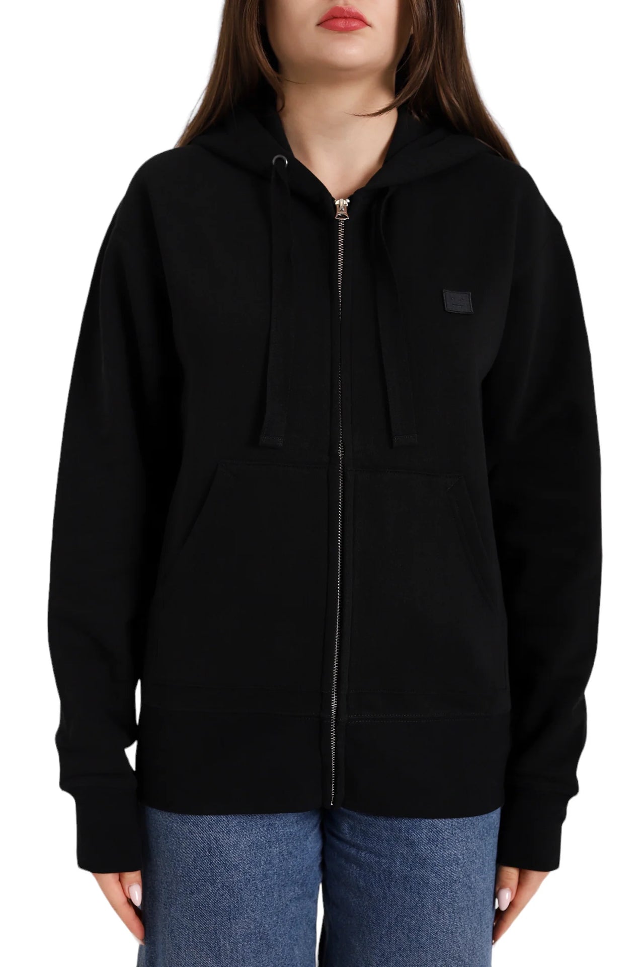 Acne Studios Ferris Zip Hoodie Black