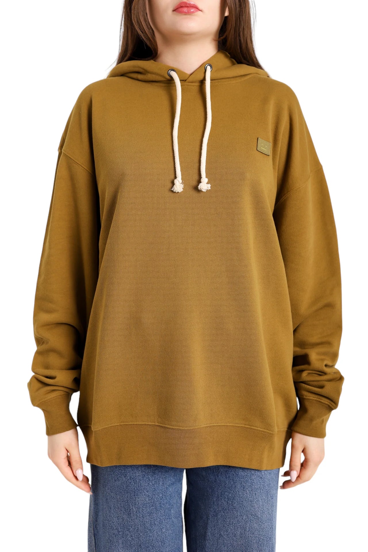 Acne Studios Appliquéd Hoodie Moss Green