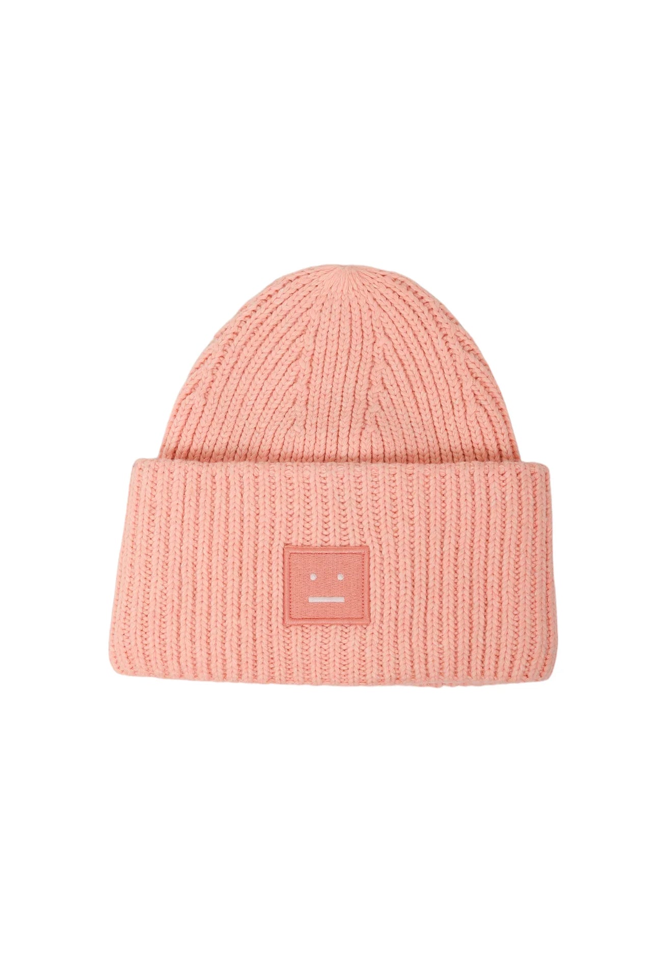 Acne Studios Rib knit beanie hat pink - Оригінал