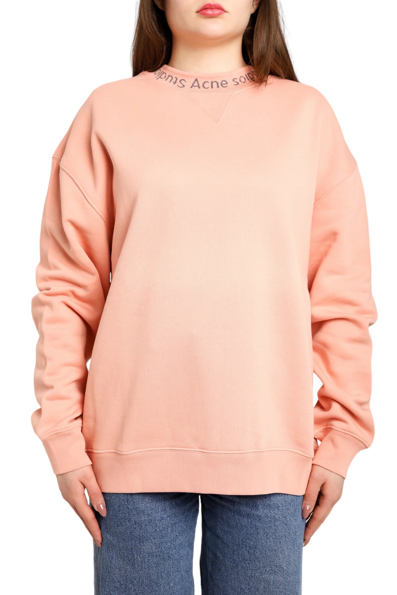 Acne Studios Flogho Crew Sweat Pink