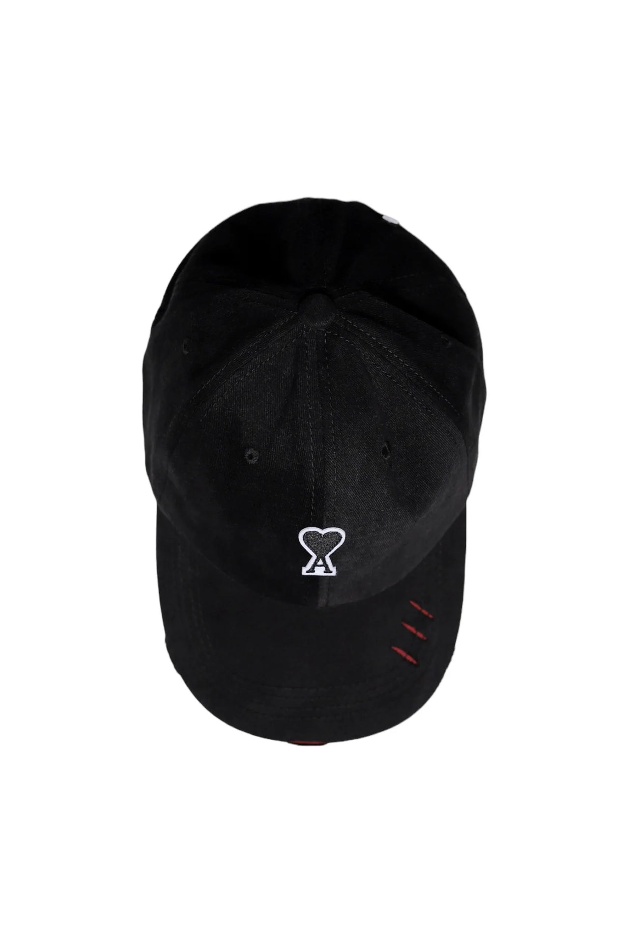 AMI Paris Torn Cap Black