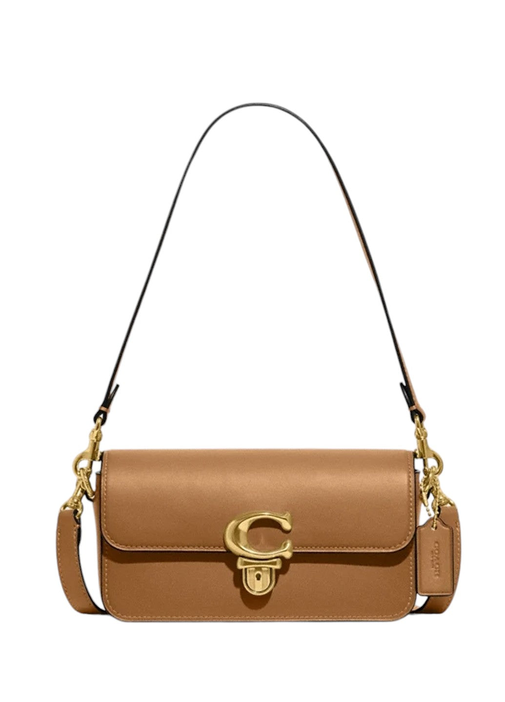 Coach Glovetanned Leather Studio Baguette Bag Light Camel - Оригінал