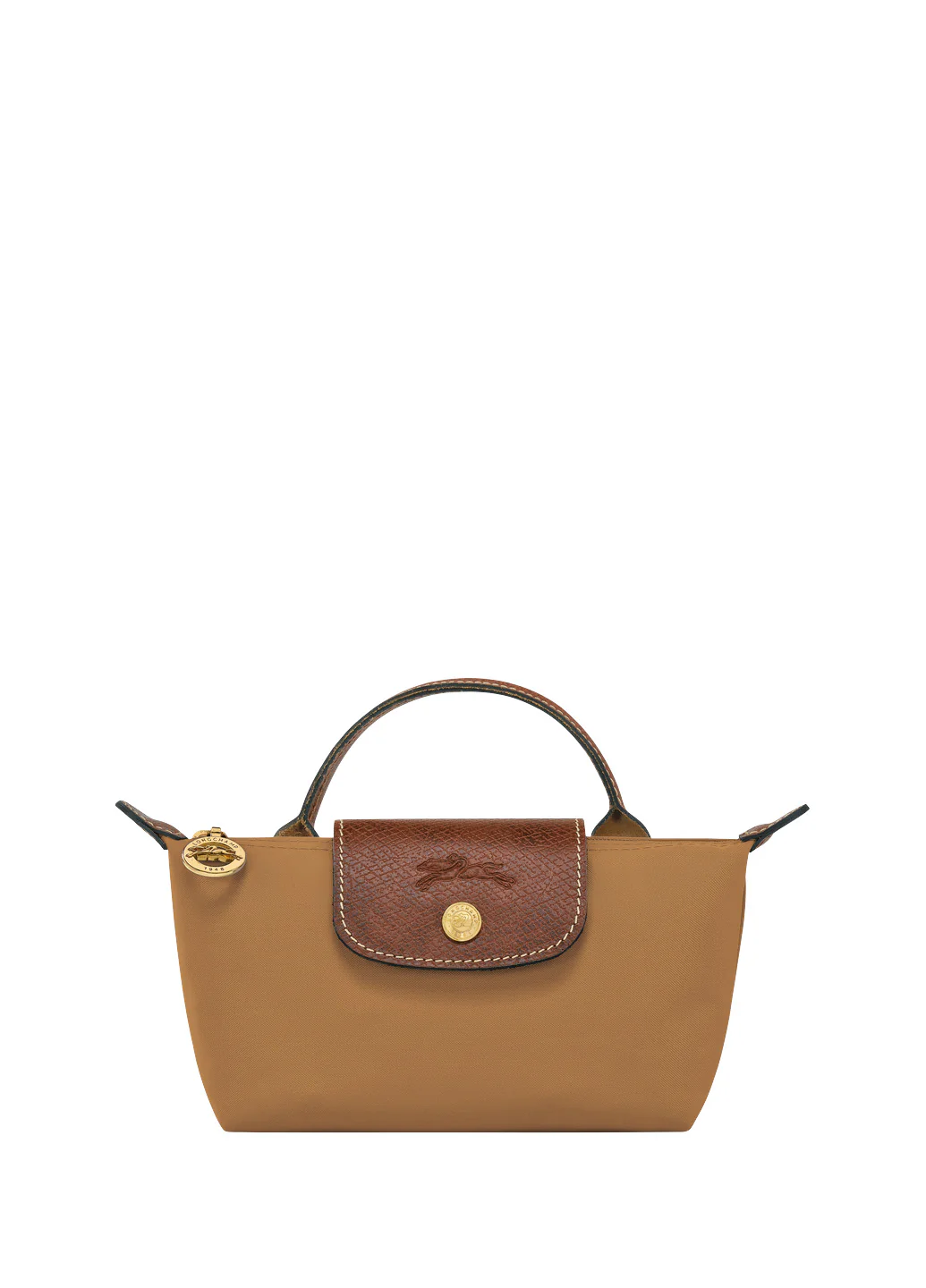 Longchamp Le Pliage Original Pouch With Handle Fawn