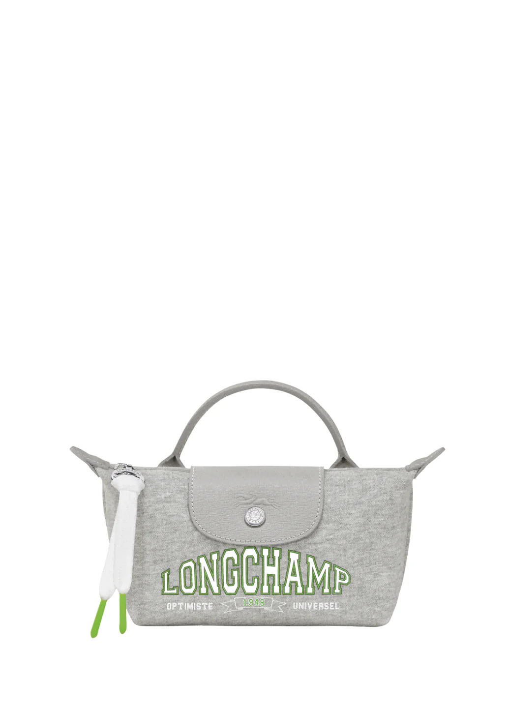 Longchamp Le Pliage Collection Pouch Canvas Grey