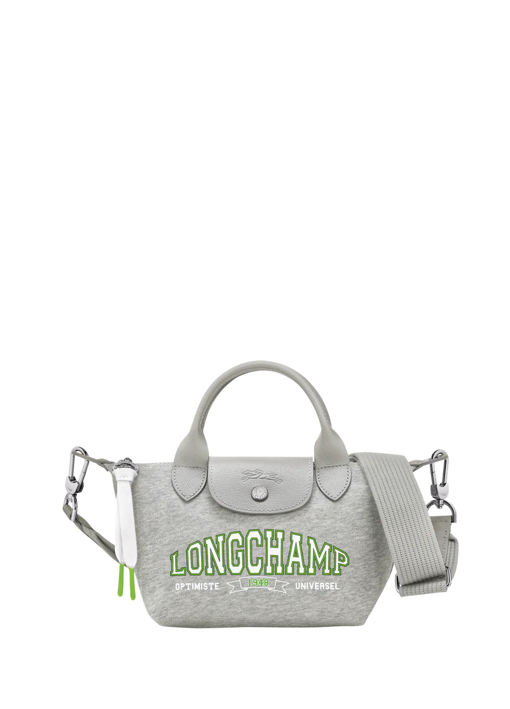 Longchamp Le Pliage University Collection XS Handbag Grey