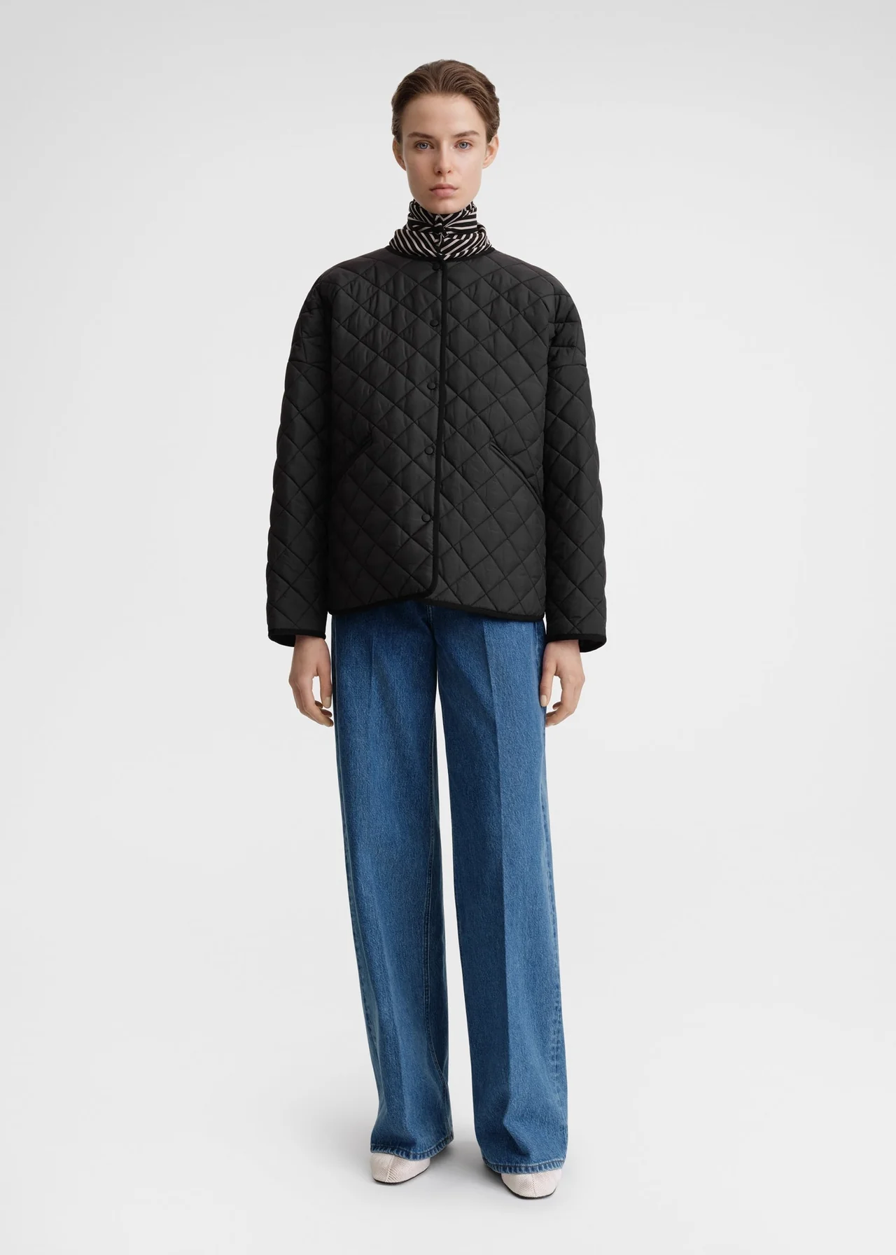 Toteme Quilted Jacket Black