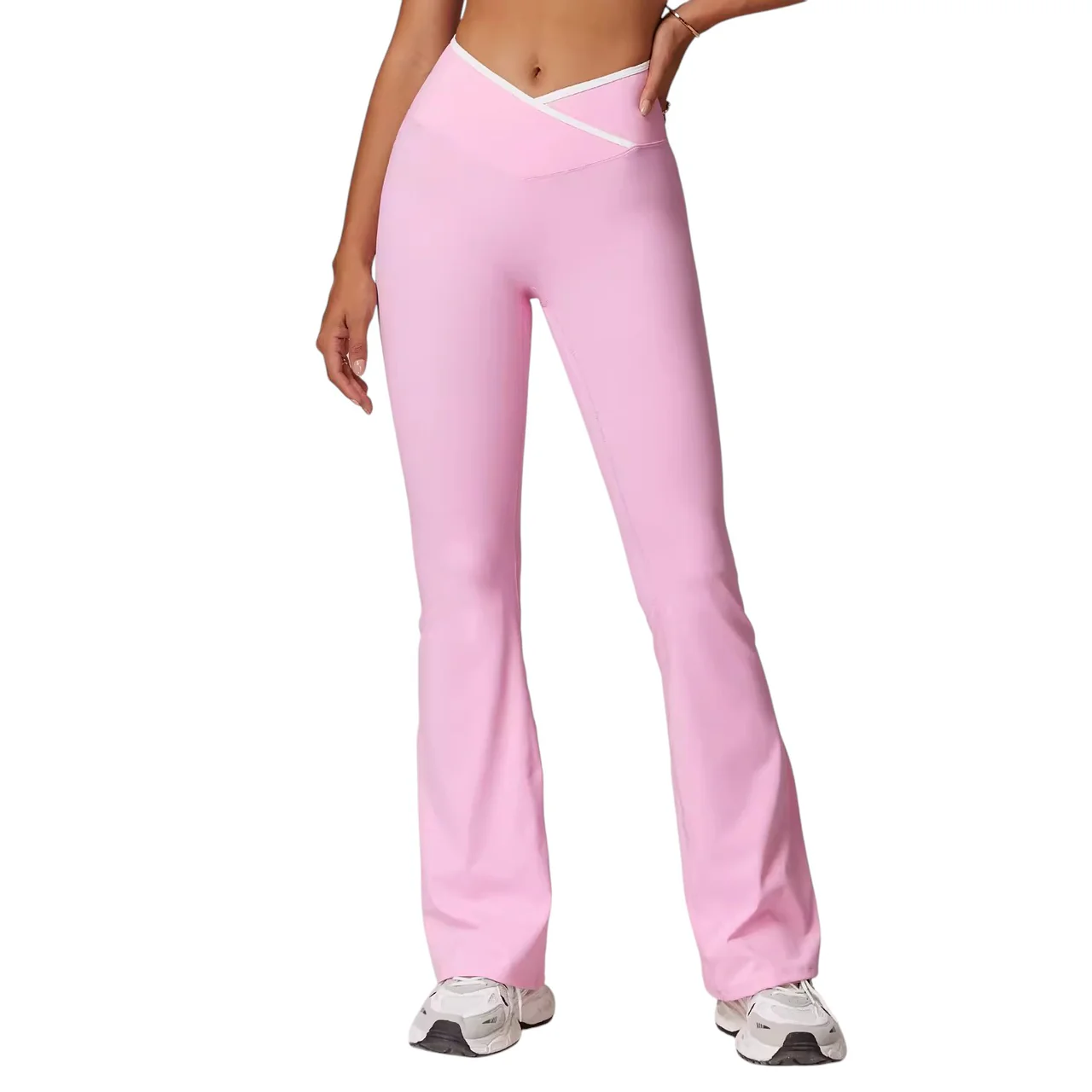 Alo Yoga Contrast Line Pants Pink