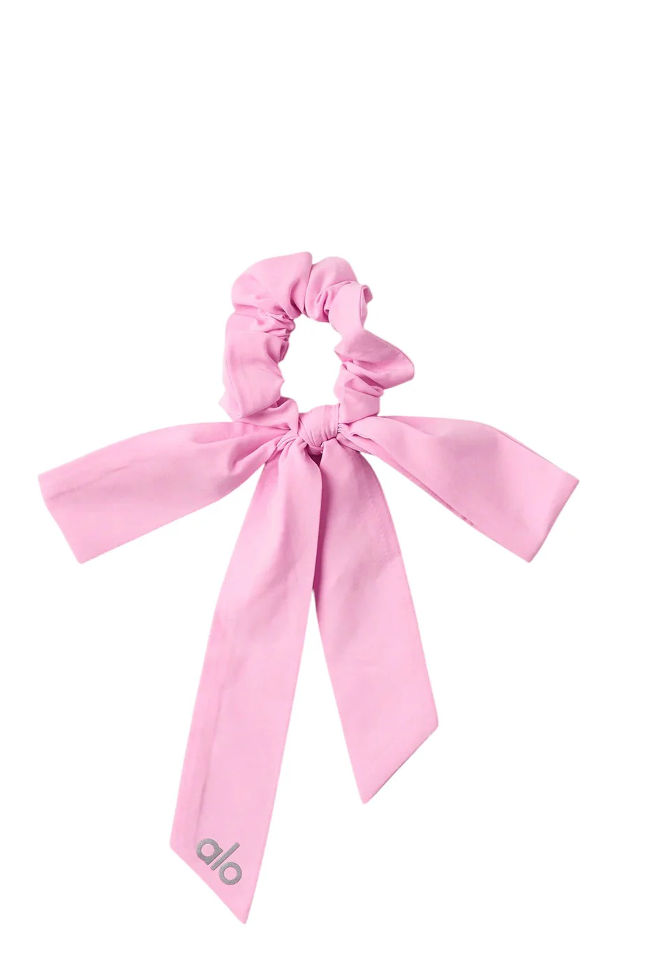 Alo Yoga Love Knots Tie Scrunchie Pink