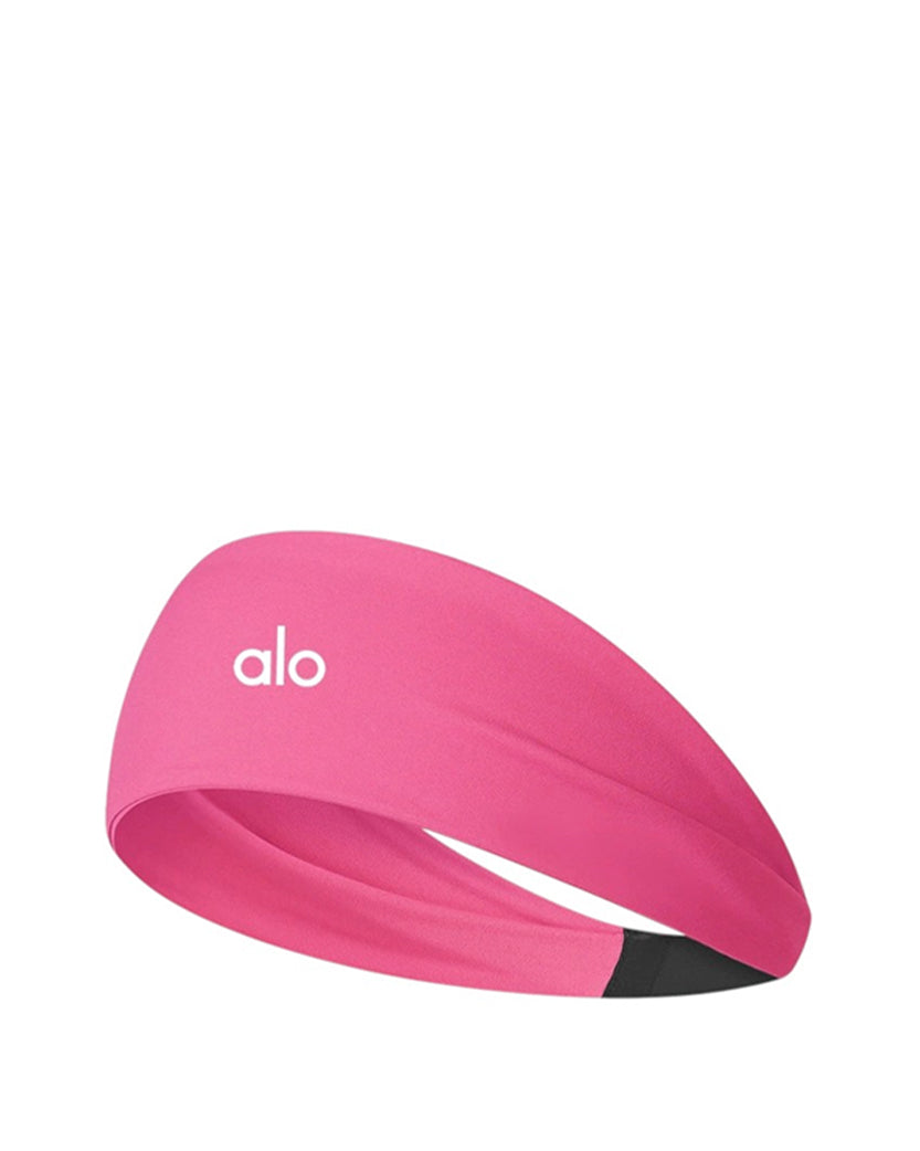 Alo Yoga Performance Conquer Headband Magenta