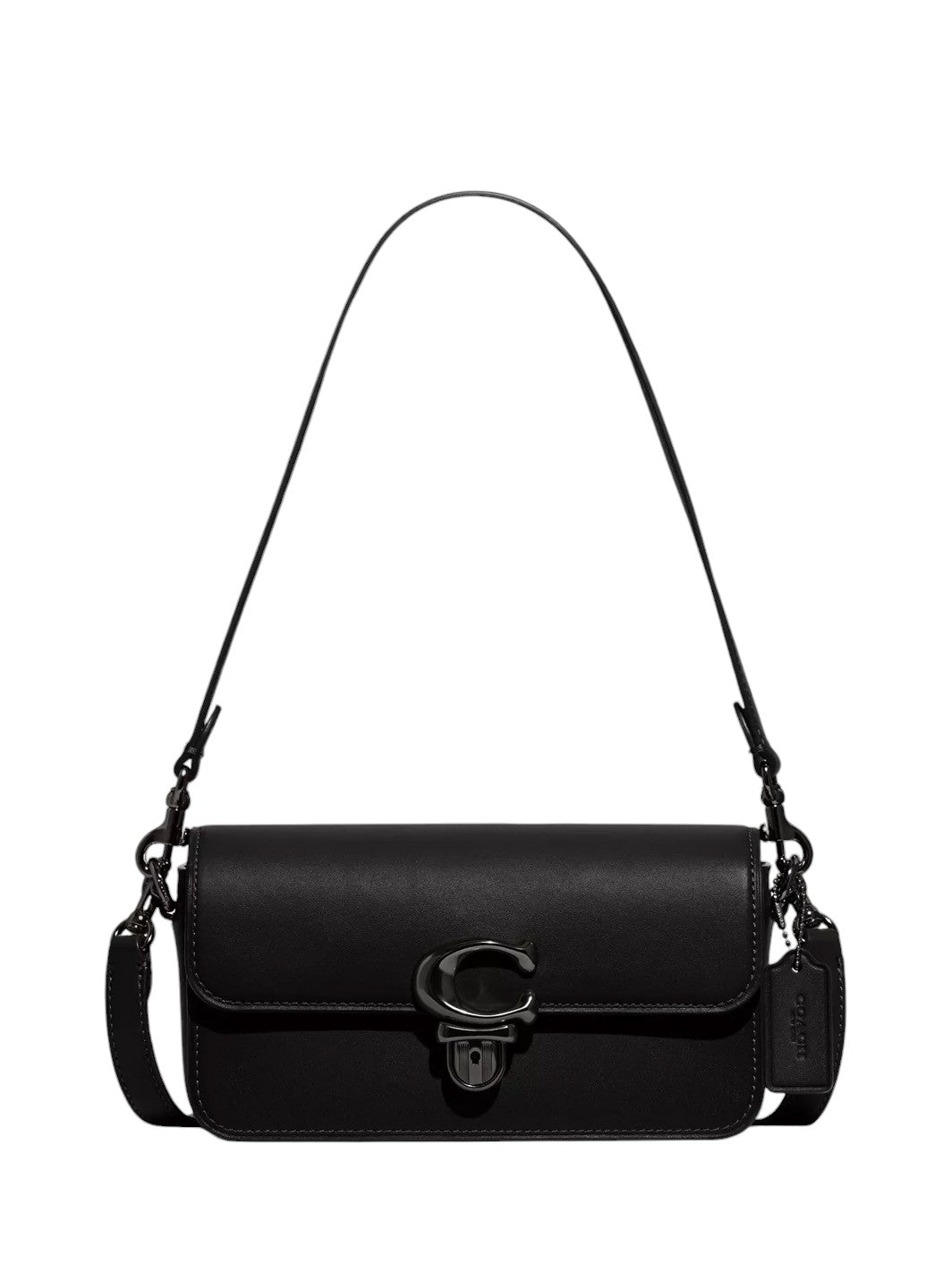 Coach Glovetanned Leather Studio Baguette Bag Black - Оригінал