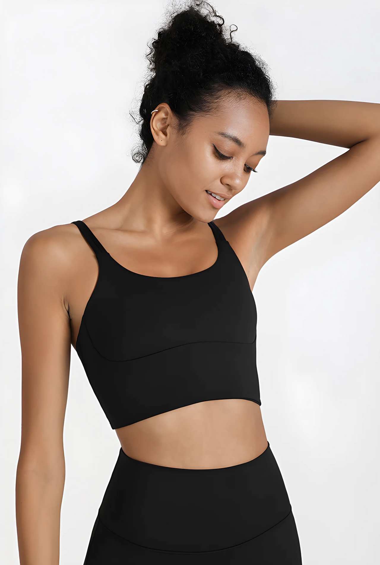 Alo Yoga Fitness Vest Running Sports Bra Black