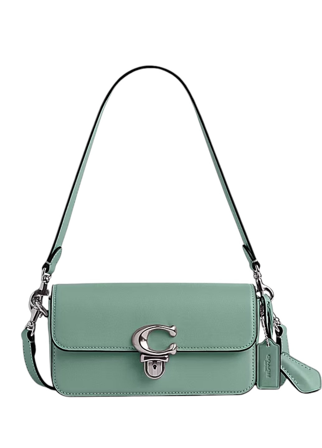 Coach Glovetanned Leather Studio Baguette Bag Aquamarine - Оригінал