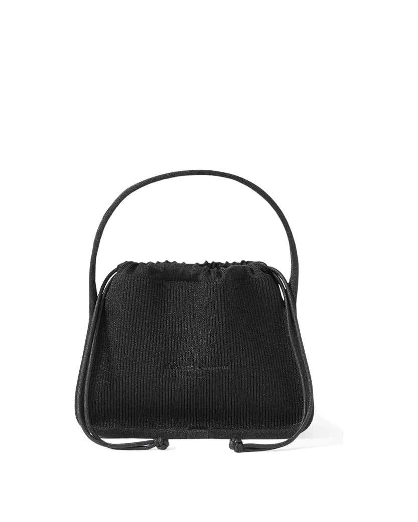 Alexander Wang Small Ryan Ribbed-Knit Tote Bag Black - Оригінал